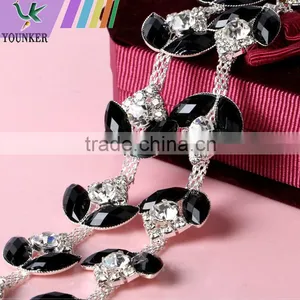Bling Bling Fashion Latest Fancy Rhinestone Cup Chian For Garments,bags,shoes Decorations YSC11 thumbnail-1