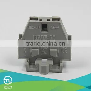 JUT3-2.5F Electric Cable Connector Spring Cage Clamp Terminal Blocks Free Sample Worldwide thumbnail-2