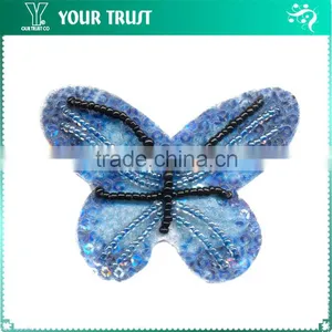 Yellow Green Shinning Beaded Sequin Applique Patch thumbnail-5