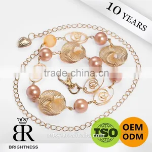 Pearl Decorative Chain/ Metal Chain Making thumbnail-1