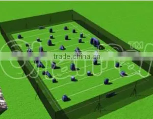 Commercial Inflatable Paintball Obstacle Field/area, Inflatable Paintball Bunkers thumbnail-2