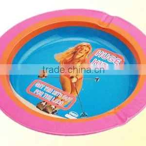 Round Shape Ashtray Tin Box thumbnail-1