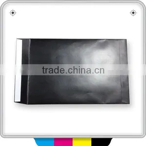 A4 Black Kraft Envelope With Gold Stamp Logo thumbnail-1