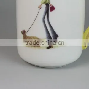Ceramic Yellow Mug, Paintable Ceramics Mug, 200ml Mug thumbnail-4