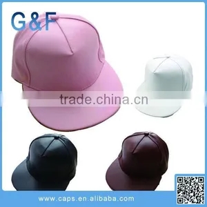 Custom Leather Patch Logo Snapback Hats Wholesale thumbnail-1