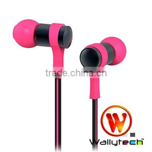 Wallytech Metal In Ear Earphone WEA-118 for Iphone For Ipod For Samsung thumbnail-1