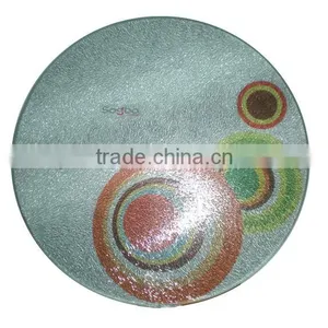 Round Tempered Glass Chopping Board thumbnail-1