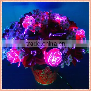 Home Interior Decoration Flower / Luminescent Rose / Colorful thumbnail-1