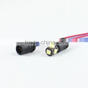 T10 W5w Led Bulb Holder Cable Adapters Soft Rubber T10 Bulb Connector Socket thumbnail-3