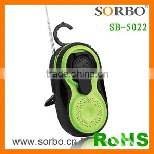 2016 Cheap Mini Radio Outdoors Sports Radio With Buckle for Hiking, Campin, Jogging thumbnail-2
