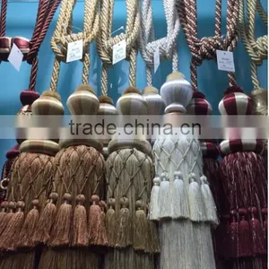 China Supplier Curtain Tassel Fringe Cord Tassel thumbnail-4