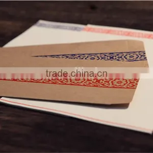 Chinese Style 120g Kraft Paper Envelopes 110*220mm thumbnail-2