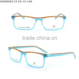 Latest Fashion Acetate Optical Frame, Eyewear With Multicolor Splicing thumbnail-1