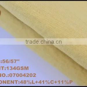 High Density Linen Cotton Tencel Plain Dyed Interwoven Fabric for Shirt thumbnail-2