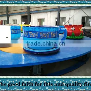 Factory Direct Sales Theme Park Ride Fun Park Rides Rotating Coffee Cup Rides thumbnail-2