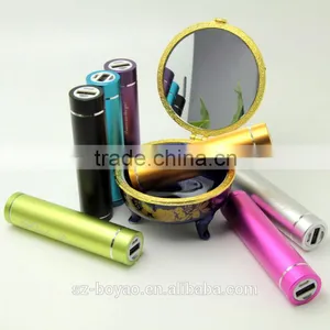 2016 Cylinder Shape Power Bank, Power Bank With LED Light, thumbnail-3