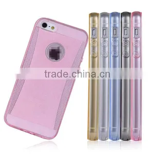 C&T Clear Glitter Jelly Color Soft TPU GEL Protective Case Covers for Apple IPhone 5/5s/SE thumbnail-1