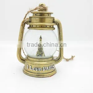 Golden Eiffel Tower Led Souvenir Wedding Favor Snow Globe Forever Love Souvenir Quality Choice thumbnail-3