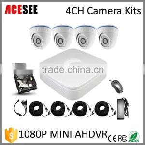 ACESEE Indoor Camera Kits 4CH DVR Camera System With OSD Menu Security Camera Kit thumbnail-1