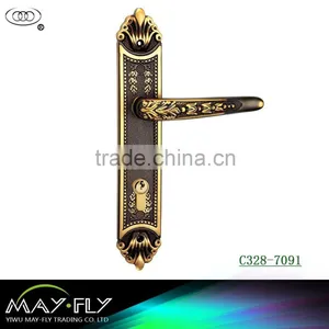 Luxury Tri-circle Brand Brass European Interior Room Door Lock;High-end European-style Door Lock Series thumbnail-6