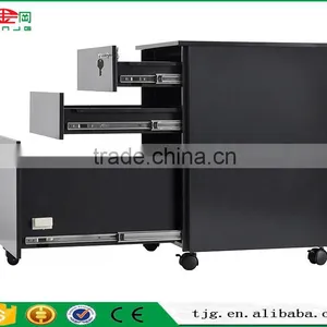 TJG Taiwan Large Storage 3 Drawer Filing Cabinet Movable And Drawer Pulls thumbnail-4