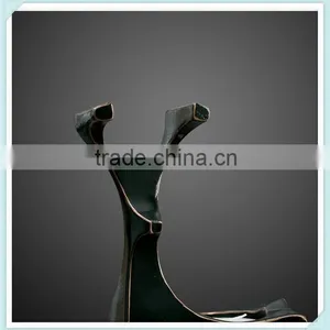 Resin Animal Shape Candle Holder Black Deer Candle Holder With Deer Shape Candle Stick thumbnail-4