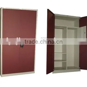 Stainless Steel Cabinet Clothes Locker/steel Wardrobe Lockers/metal Clothes Locker thumbnail-1