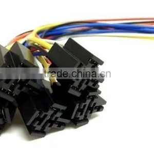 5pcs/Set 5 Pin Cable Wire Relay Socket Harness Connector DC 12V for Auto Car NEW thumbnail-1