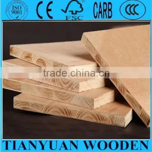 Melamine Faced Blockboard/Veneered Block Board/laminated Wood Block Board thumbnail-1