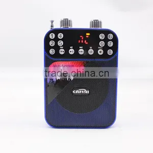 2016 New Design Teaching Amplifier FM Wireless Magaphone Mini Digital Loudspeaker thumbnail-1