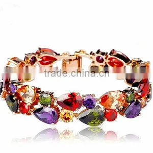 AAA ZIRCONIUM CRYSTAL BRACELETS & NECKLACES /Fashion Stone Charm Bracelet thumbnail-1