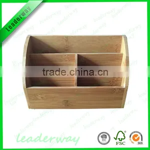 Hot Selling Bamboo Office Desk Organizer for Stationery thumbnail-6
