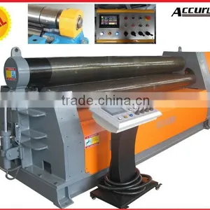 W12-16*2500 CNC Touch Screen Hydraulic Plate Sheet Rolling Bendr Machine With PLC thumbnail-1