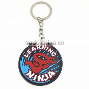 Yiwu Manre Bulk PVC/ Rubber Custom Silicone Keychain Custom Shape Keychain thumbnail-3