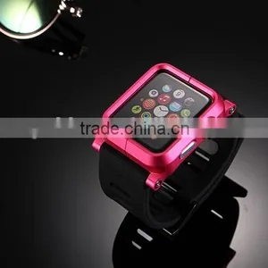 Silicon Rubber Sport Band for Apple Watch With Metal Case 38mm/42mm,China Supplier thumbnail-6