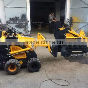 Mini Skid Steer Loader/mini Attachment Trencher/mini Skid Loader Trencher thumbnail-4
