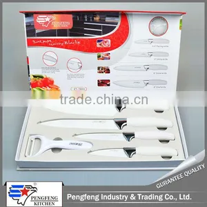 China Wholesale Merchandise New Design Handle Colorful Kitchen Knife Set thumbnail-1