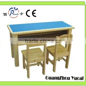 Wood Children Study Table and Chair thumbnail-1