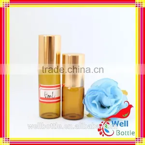 1ml 2ml 3ml 5ml Small Glass Vials Sample Dropper Bottle 1/4 Dram 1ml Amber Glass Vial With Cap 060R thumbnail-4