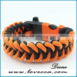 Military Colors Cheap Survival Bracelets Cross Paracord Outdoor Bracelets thumbnail-4
