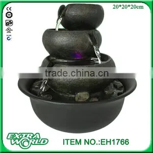 Interior Design Three Tier Cascading Tabletop Fountain thumbnail-4