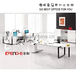 Chinese Wooden Furniture Executive Office Table, Wooden Office Table Practical Office Furniture thumbnail-1