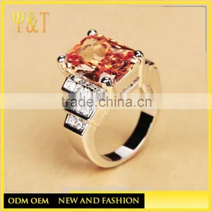 Jingli Jewelry Big Ruby Stone Engagement Ring (YJ-880) thumbnail-2