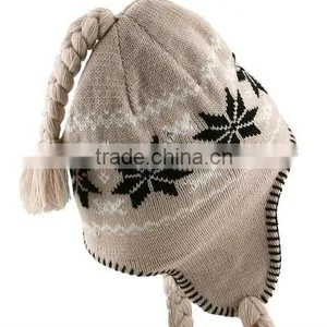 Free Knit Pattern For Hat Earflaps In Winter Make You Warm thumbnail-4