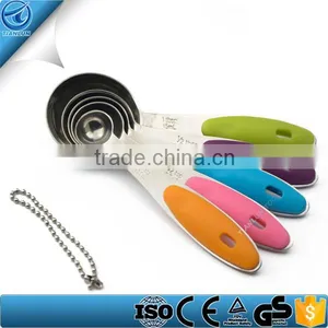 5pcs Wholesale Measuring Spoon for Cooking Tools, Colorful Stainless Steel Measuring Spoon Sets,Factory Supply SS Stirring Spoon thumbnail-1
