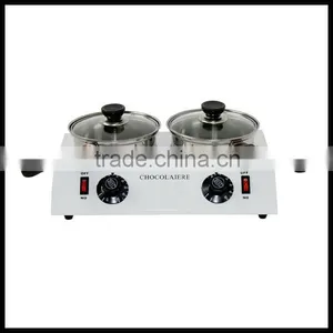 Stainless Steel Electric 2 Pot Commercial Chocolate Tempering Machine for Sale for Sale, Machine for Melting Chocolate thumbnail-1