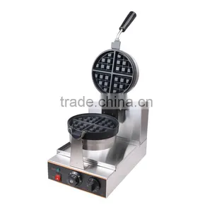UWB-1A 120v 220V Belgian Waffle Maker w/ 7" Non-Stick Round Grids, thumbnail-1