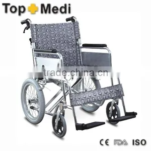 New Released Guangzhou Factory Aluminum Manual Lightweight Portable Wheelchairs thumbnail-1