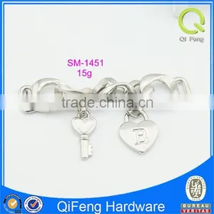 SM-1451 Silver Pearl Newest Nickle Metal Decorative Fashion Accesories for Woman Shoes thumbnail-1