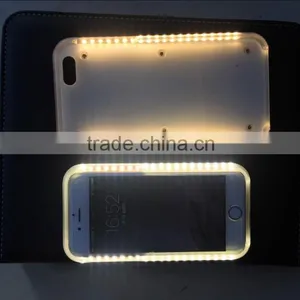 2016 the Latest Products LED Flashing Mobile Phone Case Lights up Face Case for Iphone 6/6 Plus Flash Light Case Cover thumbnail-1